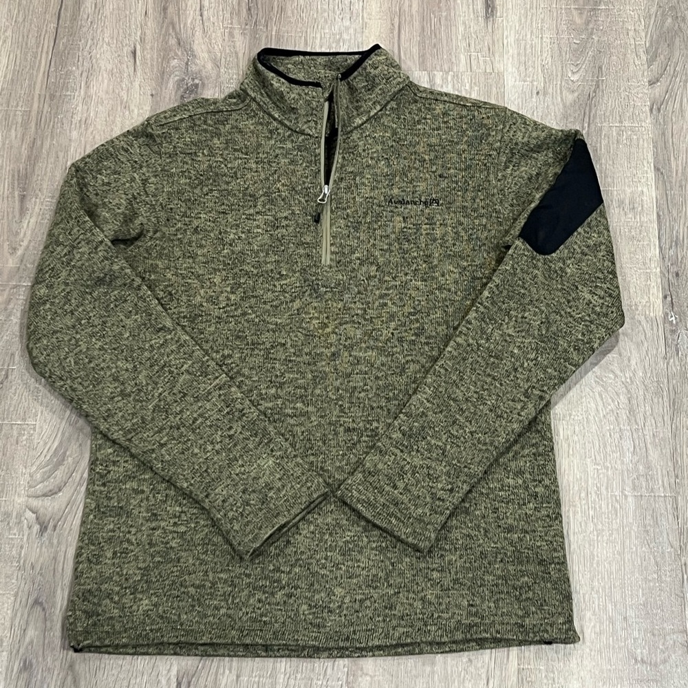 Avalanche Medium Thermal Layering Quarter Zip Pullover Sweater Brown